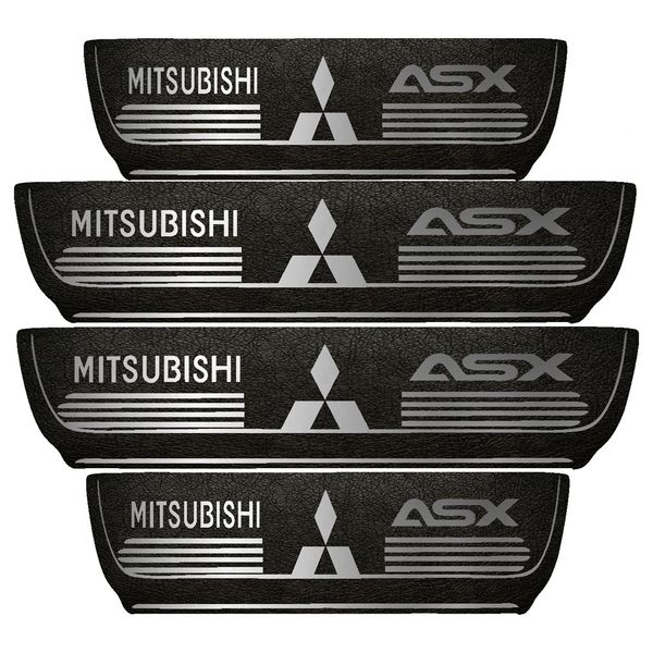 برچسب پارکابی خودرو مهدیار طرح چرم کد PKA1005 مناسب برای MITSUBISHI ASXبسته 4 عددی