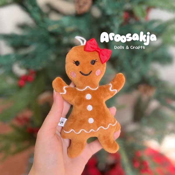 آویز کوکی زنجبیلی کریسمسی