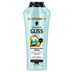 شامپو مو Gliss گلیس Nutribalance  درخشان کننده 500 میلی لیتر