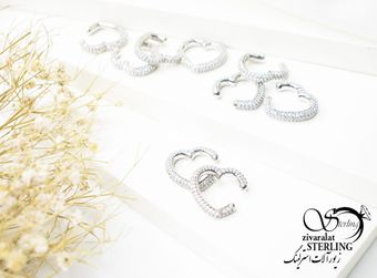 ایر کاف قلب نقره ای کد 5878