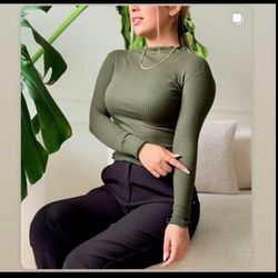 کراپ آستین بلند