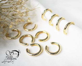 ایر کاف دایره ای ساده استیل کد 5884