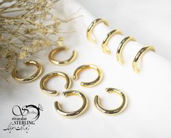 ایر کاف دایره ای ساده استیل کد 5884