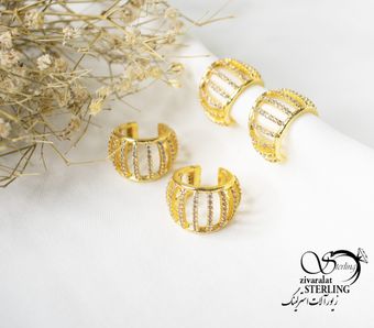 ایرکاف طرح کلاسیک طلایی کد 5889