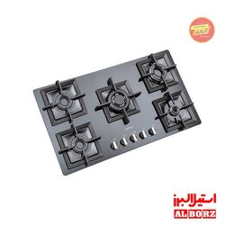 اجاق گاز شیشه ای استیل البرز کد C5903