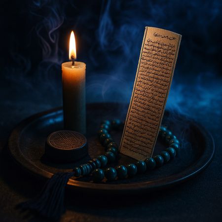 دعای حرز امام جواد روی پوست آهو