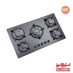 اجاق گاز شیشه ای استیل البرز کد G5964