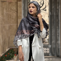 شال زنانه سروین مشکی | ترند سال | ترکیب رنگی جذاب | فروشگاه شاپینو