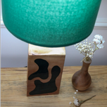 آباژور چوب و رزین مدل مستطیل