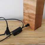 آباژور چوب و رزین مدل مستطیل