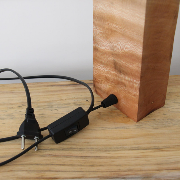 آباژور چوب و رزین مدل مستطیل