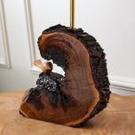 آباژور چوب روستیک گنجشک