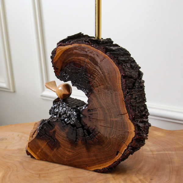 آباژور چوب روستیک گنجشک