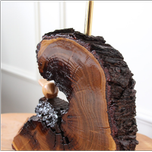 آباژور چوب روستیک گنجشک