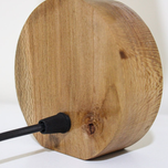 آباژور چوب و رزین مدل دایره