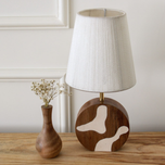 آباژور چوب و رزین مدل دایره