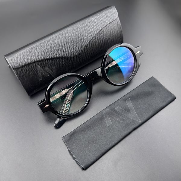 فریم عینک طبی گرد آلبرت وگ مدل S31108-C1-1 Acetate مناسب برای صورت گرد و بیضی