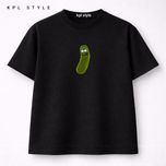 تیشرت باکسی طرح پیکل ریک 100٪ پنبه | کد 1360