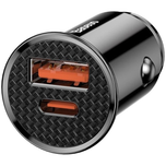 شارژر فندکی 30 وات Baseus Square Metal PPS A+C 30W CCALL-YS01