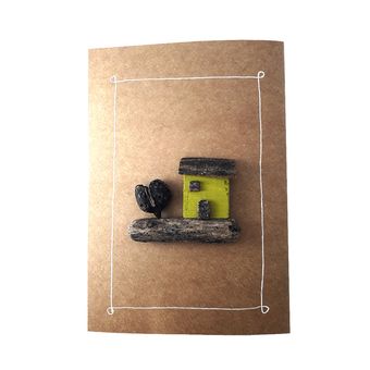 کارت پستال طرح برجسته کلبه کد C 28