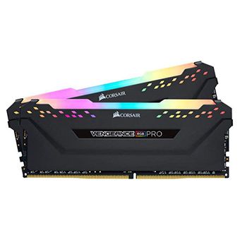 رم دسکتاپ DDR4 دو کاناله 3600 مگاهرتز CL18 کورسیر مدل RAM VENGEANCE RGB PRO ظرفیت 16 گیگابایت