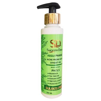  ژل شستشو صورت اسموت درم مدل لوتوس حجم 200 میلی لیتر