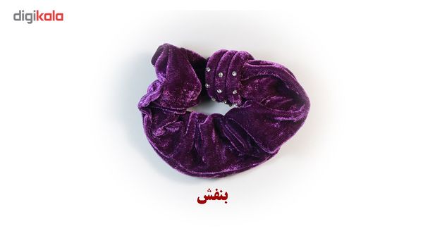 کش مو مخملی پاپیونی مدل 611