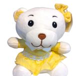 عروسک مدل خرس پاپیون دار ارتفاع 25 سانتی متر