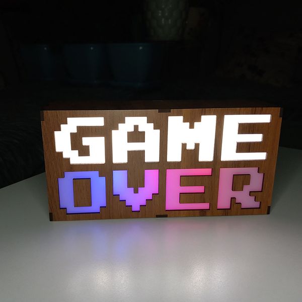 آیکون لایت طرح GAME OVER کد GAS-01
