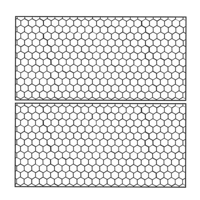 برچسب چراغ خودرو مهدیار طرح لانه زنبوری کد BCH101*848