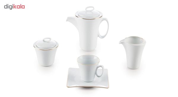 سرویس غذاخوری 97 پارچه چینی زرین سری وینچی الیسه مدل زرین درجه یک