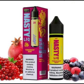 خرید جویس نستی انار بری | Nasty Pomegranate Berry 60ml