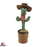 اسباب بازی ناب سل مدل کاکتوس سخنگو موزیکال رقصنده شارژی چراغدار طرح کلاه دار