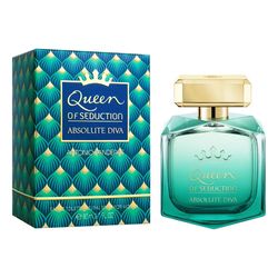 ادوتویلت زنانه آنتونیو باندراس مدل Queen Of Seduction Absolute Diva حجم 80 میلیلیتر