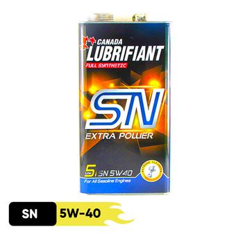 روغن موتور کانادا لوبریفنت مدل 5W40 SN حجم 5 لیتر