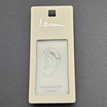 پیرسینگ نقره زنانه آی ام مدل جواهری لوکس