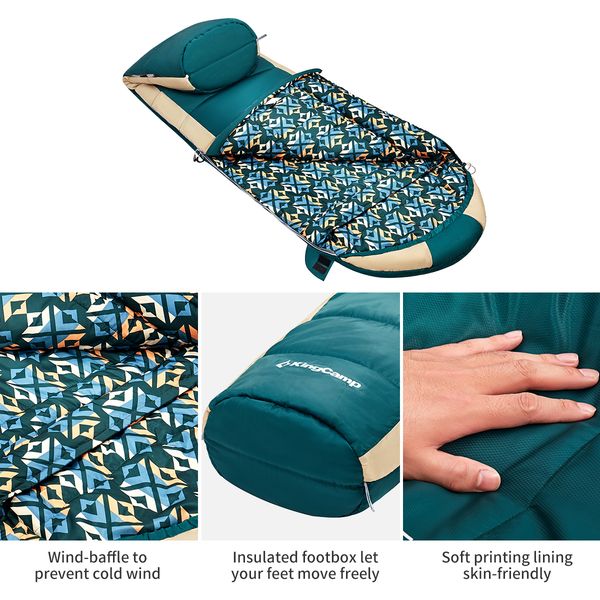 کیسه خواب کینگ کمپ مدل KS2023