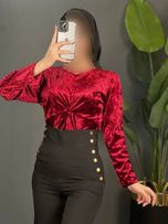 شومیز مخمل زارا کد 1519