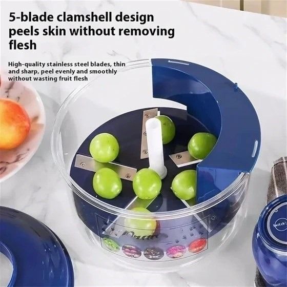 پوستکن برقی شارژی میوه و سبزیجات مدل A‑920 | Fruit & Vegetable Peeler