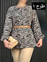 شومیز پلیسه رزا کد 1744