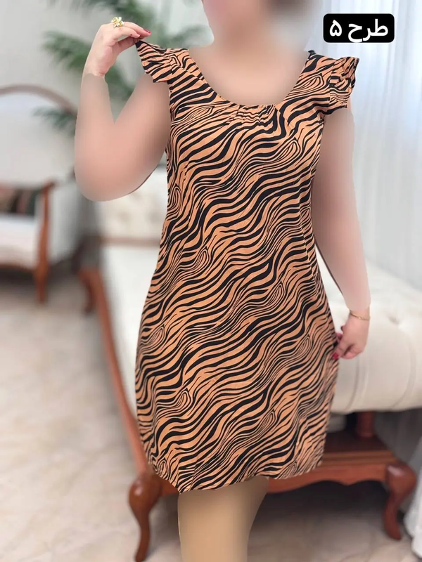 پیراهن نخی رامک  3148