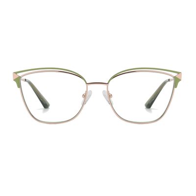 فریم عینک طبی گربه ای مدل JS8626C258-P81 مناسب برای صورت گرد و بیضی