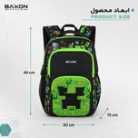 کوله پشتی مدرسه بکسون فورس مدل ماین کرافت 4500 به همراه جامدادی