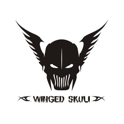 برچسب بدنه خودرو لیزارد مدل اسپورت طرح winged skuli کد LZD-824