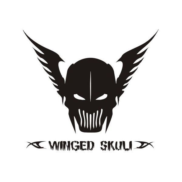 برچسب بدنه خودرو لیزارد مدل اسپورت طرح winged skuli کد LZD-824