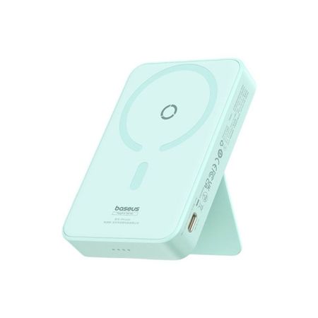 پاوربانک بیسیم 20 وات بیسوس مدل MagPro Magnetic Bracket 20w با ظرفیت 5000 میلی آمپر ساعت به همراه کابل USB-C به USB-C
