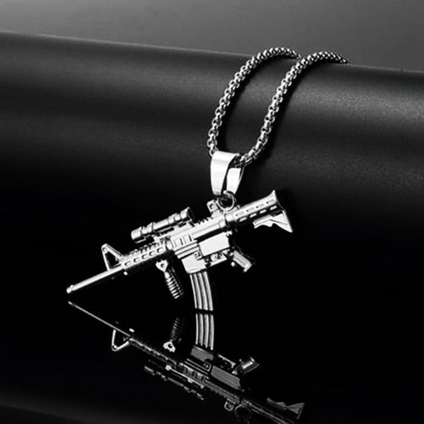 گردنبند طرح تفنگ کد L78009