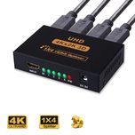اسپلیتر 1 به 4 HDMI مدل UHD-HTS 4K