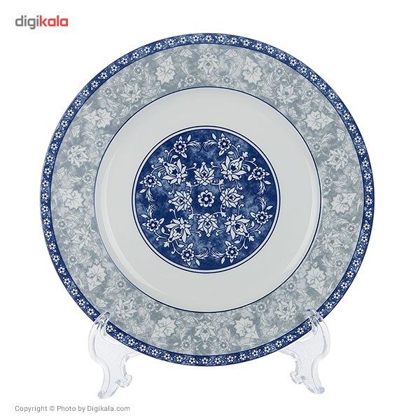 سرویس 28 پارچه چینی زرین ایران سری ایتالیا اف طرح اصفهان درجه یک