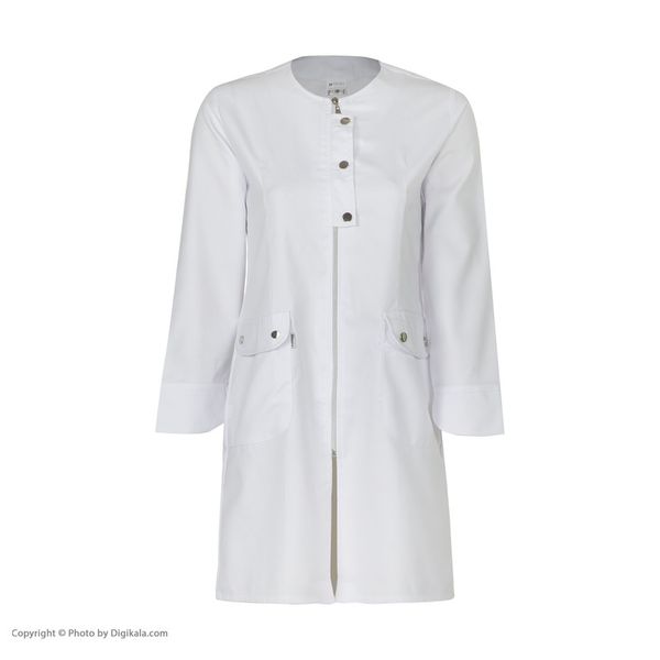 روپوش پزشکی زنانه خضرا مدل مارال کد 36704